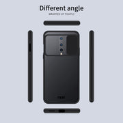 For OnePlus 8 MOFI Xing Dun Series Translucent Frosted PC + TPU Privacy Anti-glare Shockproof All-inclusive Protective Case(Black)