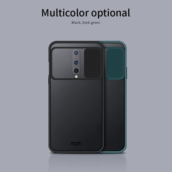 For OnePlus 8 MOFI Xing Dun Series Translucent Frosted PC + TPU Privacy Anti-glare Shockproof All-inclusive Protective Case(Green)