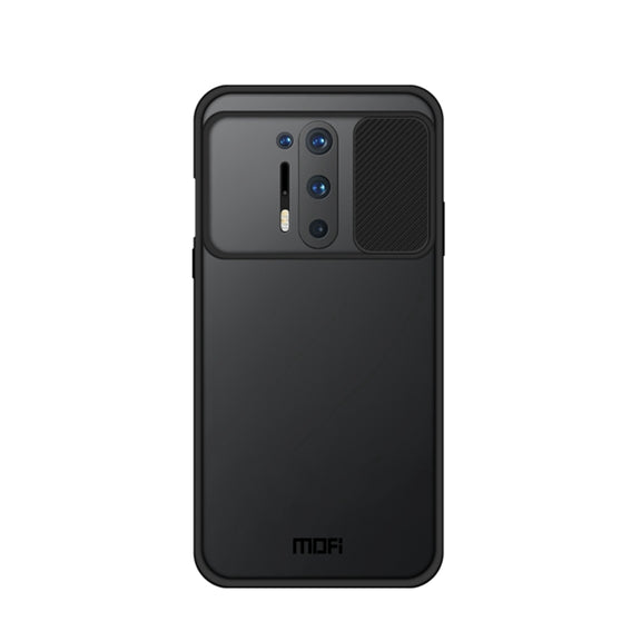 For OnePlus 8 Pro MOFI Xing Dun Series Translucent Frosted PC + TPU Privacy Anti-glare Shockproof All-inclusive Protective Case(Black)