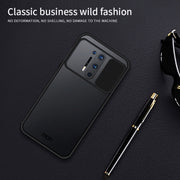 For OnePlus 8 Pro MOFI Xing Dun Series Translucent Frosted PC + TPU Privacy Anti-glare Shockproof All-inclusive Protective Case(Black)