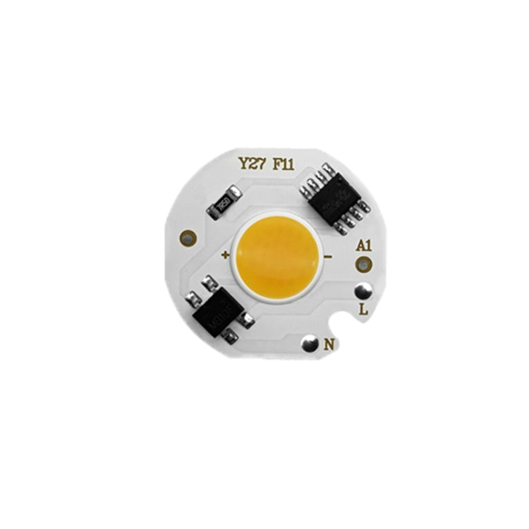 10 pcs COB LED Light Chip AC 220V LED Bulb Light Intelligent IC Driver Bulb Light DIY Spotlight Downlight Chip Outdoor Flood Light(12W(cold white))