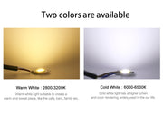 10 pcs COB LED Light Chip AC 220V LED Bulb Light Intelligent IC Driver Bulb Light DIY Spotlight Downlight Chip Outdoor Flood Light(12W(cold white))