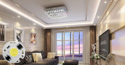 10 pcs COB LED Light Chip AC 220V LED Bulb Light Intelligent IC Driver Bulb Light DIY Spotlight Downlight Chip Outdoor Flood Light(12W(cold white))