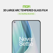 For OnePlus Nord N10 5G MOFI 9H 3D Explosion-proof Curved Screen Tempered Glass Film