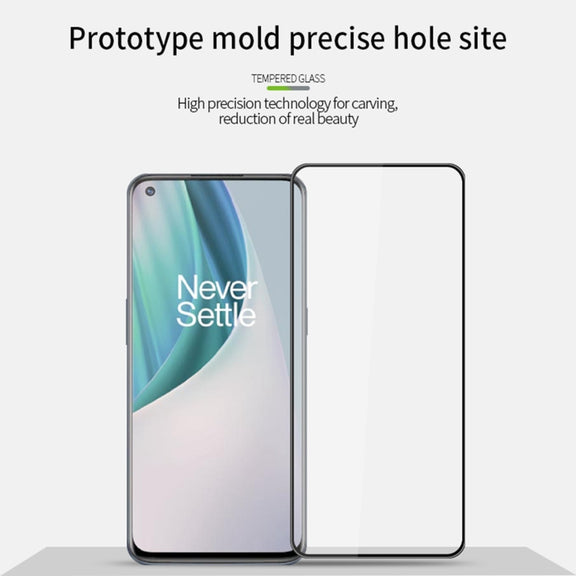 For OnePlus Nord N10 5G MOFI 9H 3D Explosion-proof Curved Screen Tempered Glass Film