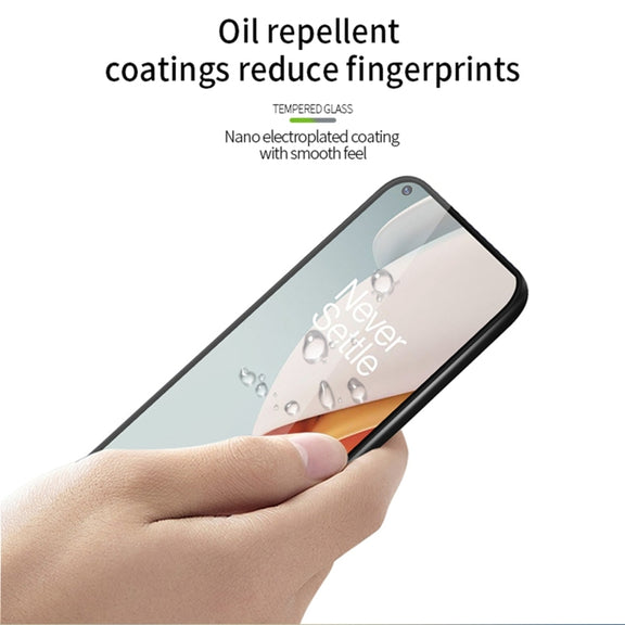 For OnePlus Nord N100 MOFI 9H 3D Explosion-proof Curved Screen Tempered Glass Film
