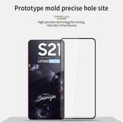For Samsung Galaxy S21 5G MOFI 9H 2.5D Full Screen Tempered Glass Film(Black)