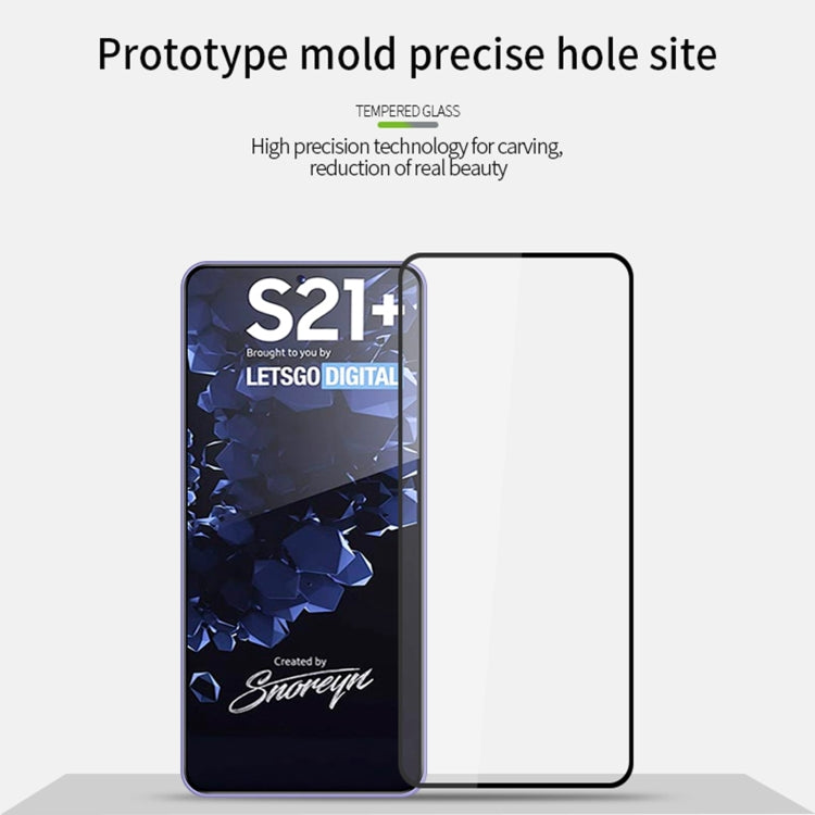 For Samsung Galaxy S21+ 5G MOFI 9H 2.5D Full Screen Tempered Glass Film(Black)