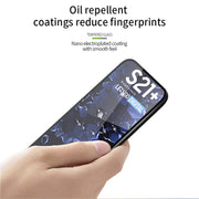 For Samsung Galaxy S21+ 5G MOFI 9H 2.5D Full Screen Tempered Glass Film(Black)