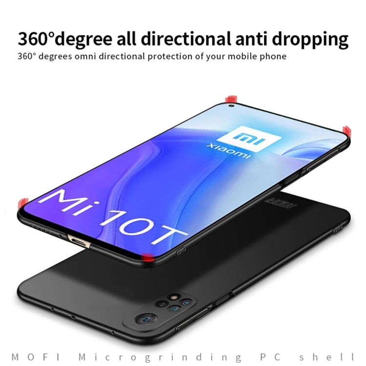 For Xiaomi Mi 10T / 10T Pro / K30S MOFI Frosted PC Ultra-thin Hard C(Black)