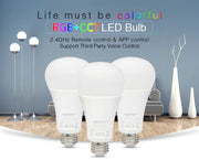 FUT105 12W RGB + CCT LED Bulb Light E27 Indoor Light 2.4G Remote Smart Phone APP Control Bedroom Living Room AC100~240V
