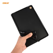 For Samsung Galaxy Tab A7 10.4 T500 / T505 2020 / 2022 ENKAY Horizontal Flip PU Leather + TPU Smart Case with Holder & Sleep / Wake-up Function(Light Blue)
