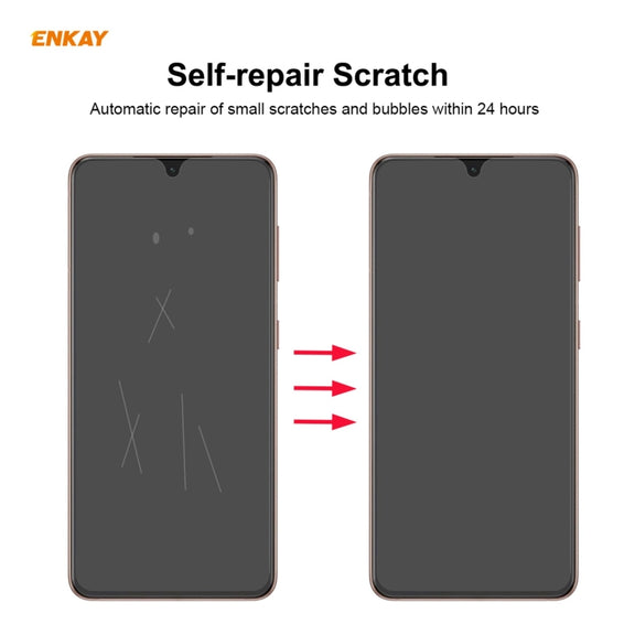 For Samsung Galaxy S21 5G ENKAY Hat-Prince 0.1mm 3D Full Screen Protector Explosion-proof Hydrogel Film