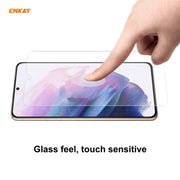 For Samsung Galaxy S21 5G ENKAY Hat-Prince 0.1mm 3D Full Screen Protector Explosion-proof Hydrogel Film