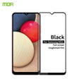 For Samsung Galaxy A02s MOFI 9H 2.5D Full Screen Tempered Glass Film(Black) - Galaxy Tempered Glass by MOFI | Online Shopping South Africa | PMC TechLife