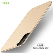 For Samsung Galaxy S21+ 5G MOFI Frosted PC Ultra-thin Hard Case(Gold)