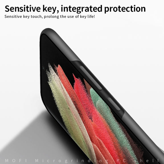For Samsung Galaxy S21 Ultra 5G MOFI Frosted PC Ultra-thin Hard Case(Red)