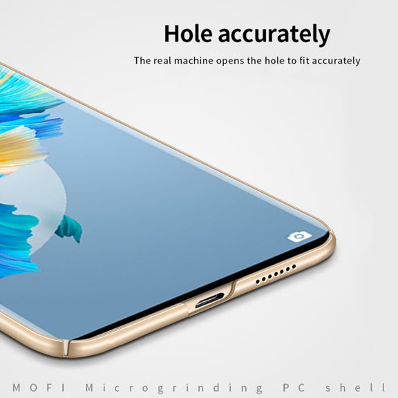 For Huawei Mate 40 Pro+ MOFI Frosted PC Ultra-thin Hard Case(Gold)
