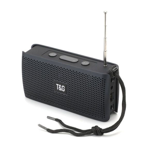 T&G TG282 Portable Bluetooth Speakers with Flashlight, Support TF Card / FM / 3.5mm AUX / U Disk / Hands-free Call(Blue)