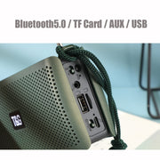T&G TG282 Portable Bluetooth Speakers with Flashlight, Support TF Card / FM / 3.5mm AUX / U Disk / Hands-free Call(Black)