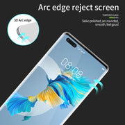 For Huawei Mate 40 MOFI 9H 3D Explosion Proof Hot Bending Full Screen Covered Tempered Glass Film(Black)
