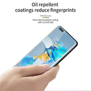 For Huawei Mate 40 MOFI 9H 3D Explosion Proof Hot Bending Full Screen Covered Tempered Glass Film(Black)