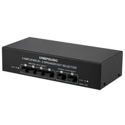 4 Input 2 Output Power Amplifier And Speaker Switcher Speaker Switch Splitter Comparator 300W Per Channel Without Loss Of Sound Quality