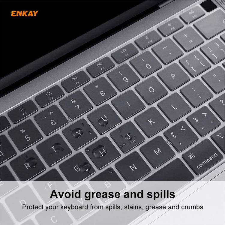 ENKAY Soft TPU Keyboard Protector Film for MacBook Air 13.3 inch A2179 (2020) / A2337 (2020), Version:US Version
