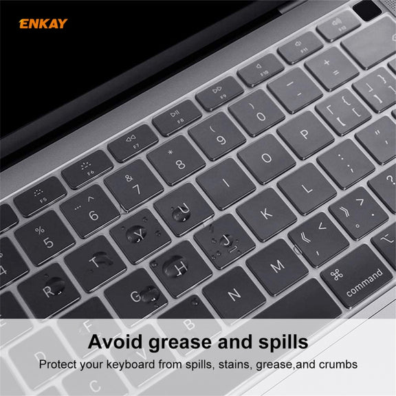 ENKAY Soft TPU Keyboard Protector Film for MacBook Air 13.3 inch A2179 (2020) / A2337 (2020), Version:US Version