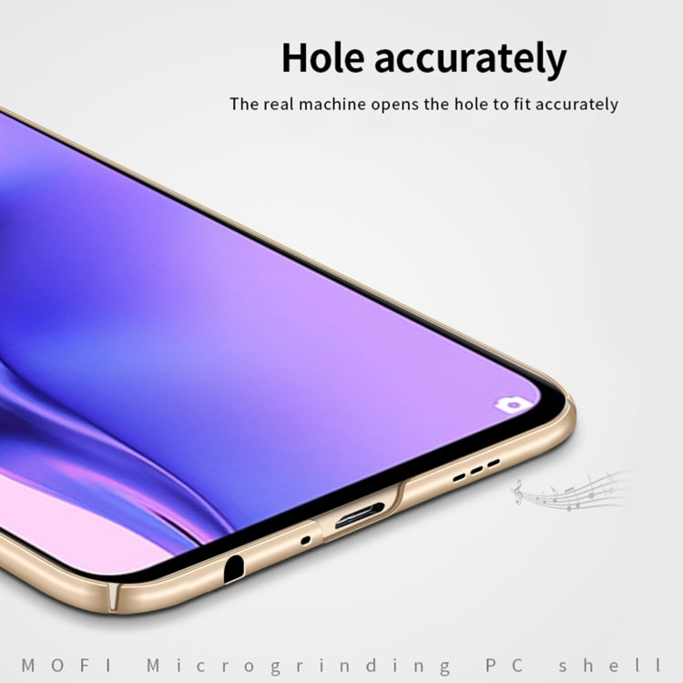 For OPPO A8 MOFI Frosted PC Ultra-thin Hard Case(Black)