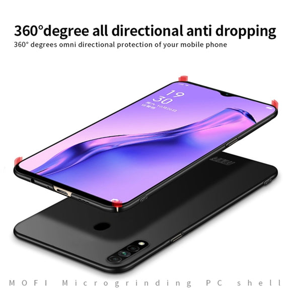 For OPPO A8 MOFI Frosted PC Ultra-thin Hard Case(Rose Gold)