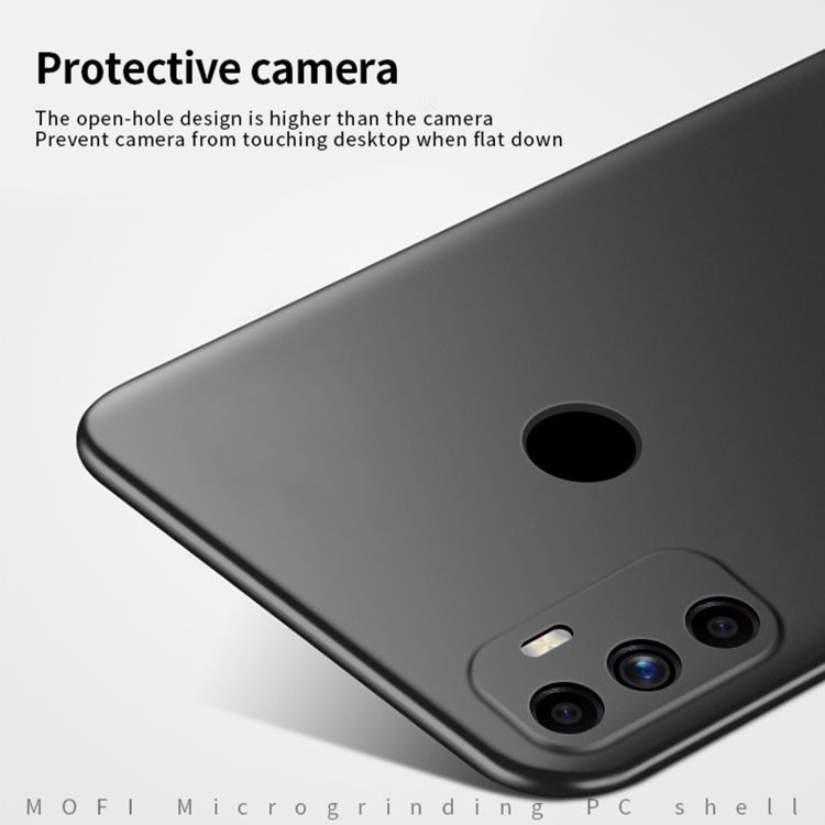 For OPPO A32 / A52 MOFI Frosted PC Ultra-thin Hard Case(Red)