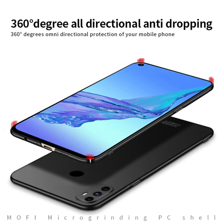 For OPPO A32 / A52 MOFI Frosted PC Ultra-thin Hard Case(Red)
