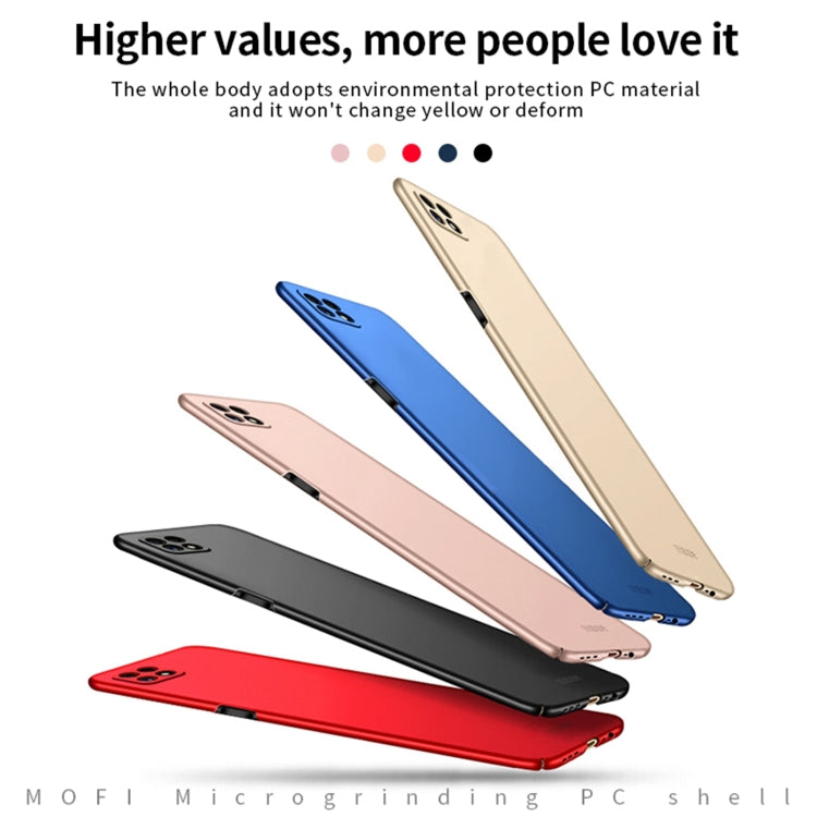 For OPPO A72 MOFI Frosted PC Ultra-thin Hard Case(Rose Gold)