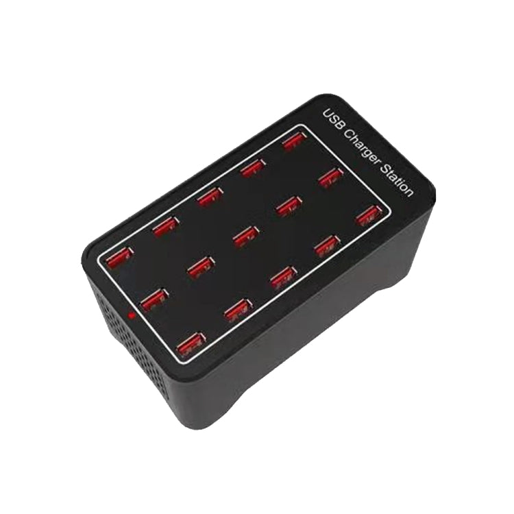 XLD-A7 100W 15 USB Ports Fast Charger Station Smart Charger, AC 110-240V, Plug Size:US Plug
