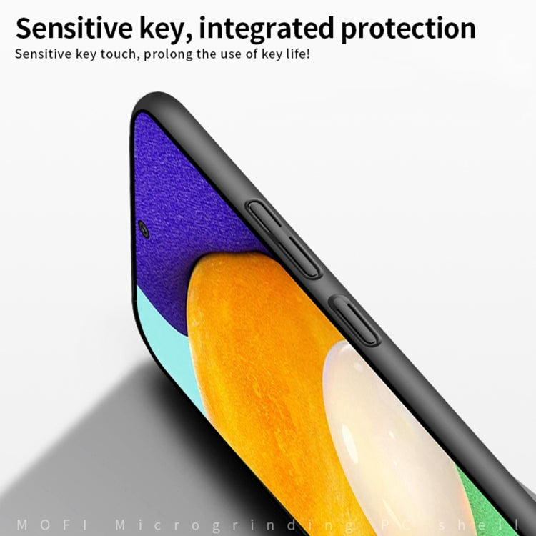 For Samsung Galaxy A72 5G / 4G MOFI Frosted PC Ultra-thin Hard Case(Blue)