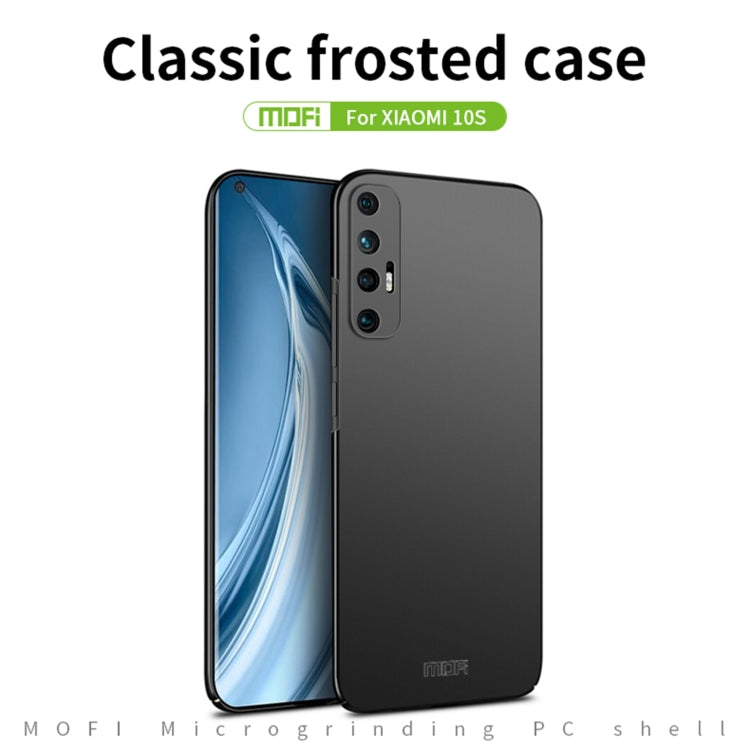 For Xiaomi Mi 10S MOFI Frosted PC Ultra-thin Hard Case(Blue)