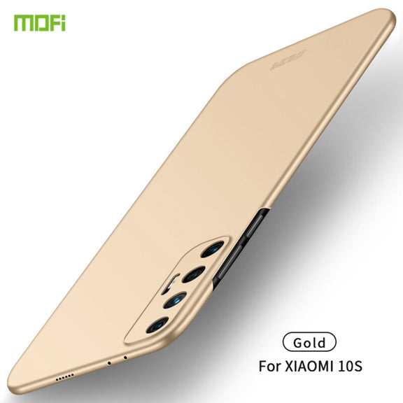 For Xiaomi Mi 10S MOFI Frosted PC Ultra-thin Hard Case(Gold)