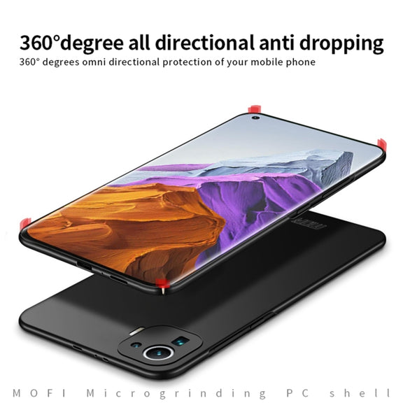 For Xiaomi Mi 11 Pro MOFI Frosted PC Ultra-thin Hard Case(Red)
