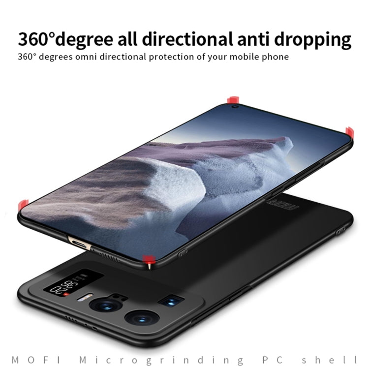 For Xiaomi Mi 11 Ultra MOFI Frosted PC Ultra-thin Hard Case(Black)