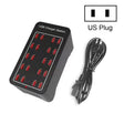 100W 20 USB Ports Fast Charger Station Smart Charger, AC 110-240V, Plug Size:US Plug - free shipping - PMC TechLife - Order now!