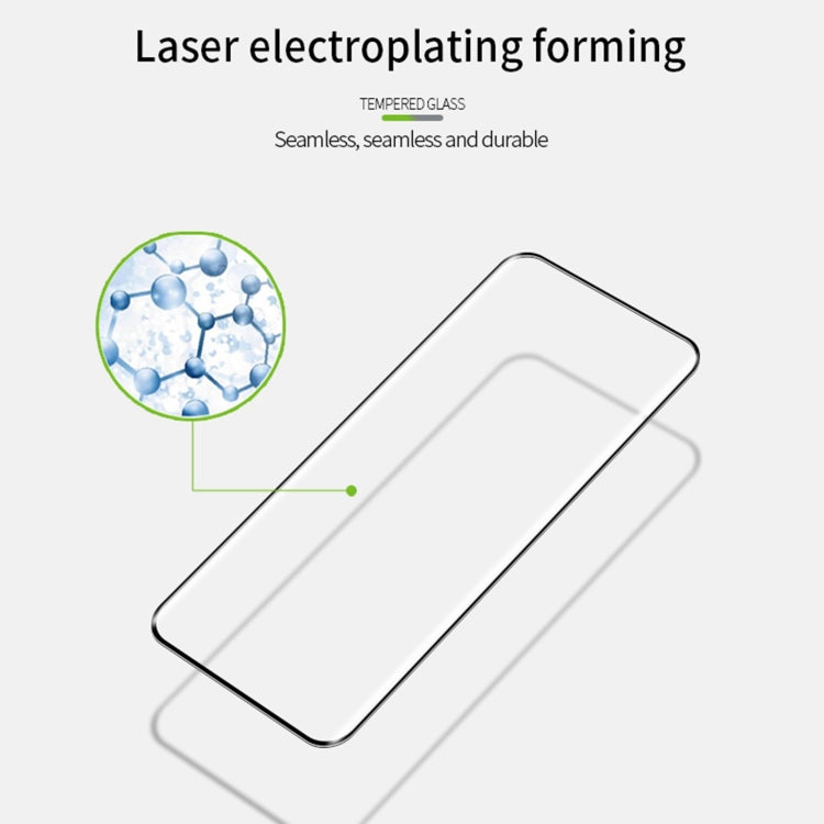 For OnePlus 9 Pro MOFI 9H 3D Explosion Proof Thermal Bending Full Screen Covered Tempered Glass Film(Black)