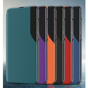 For Xiaomi Redmi Note 10 Pro Attraction Flip Holder Leather Phone Case(Green)