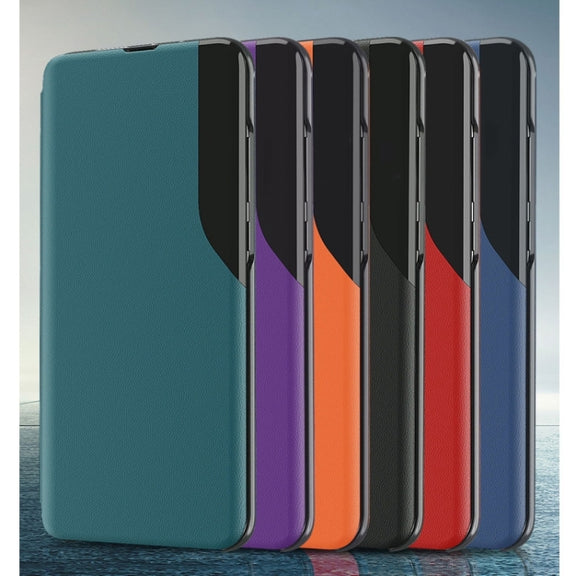 For Xiaomi Redmi Note 10 Pro Attraction Flip Holder Leather Phone Case(Green)