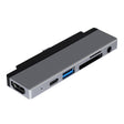 6 in 1 Type-C to HDMI/PD/USB3.0/Audio/SD&TF Card Reader HUB Converter for iPad Pro - USB HUB by PMC TechLife | Online Shopping South Africa | PMC TechLife | Buy Now Pay Later Mobicred