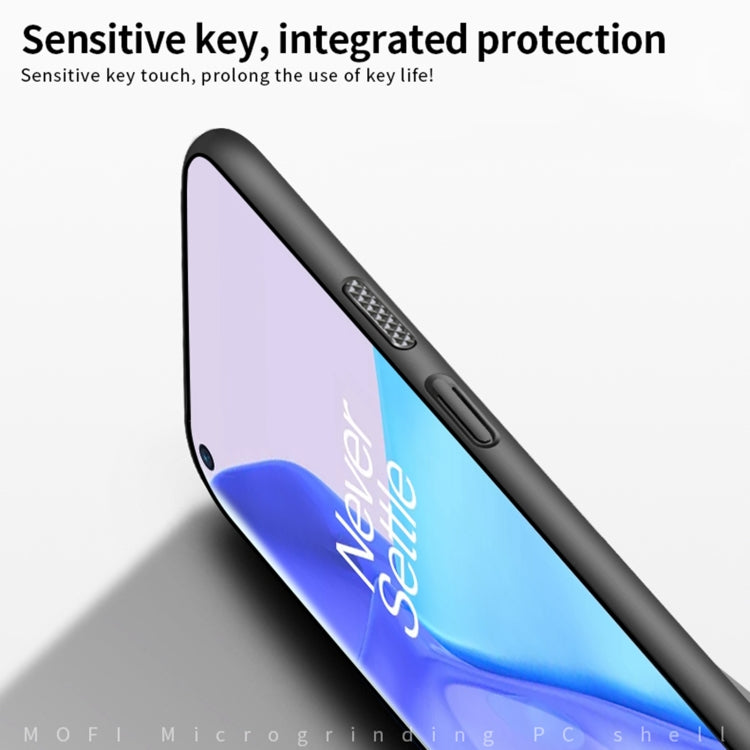 For OnePlus 9 MOFI Frosted PC Ultra-thin Hard Case(Gold)