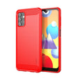 For Samsung Galaxy A32 5G MOFI Gentleness Series Brushed Texture Carbon Fiber Soft TPU Case(Red) - Galaxy Phone Cases by MOFI | Online Shopping South Africa | PMC TechLife | Buy Now Pay Later Mobicred