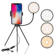 NS-08 Makeup Live Selfie Fill Ring Light Photography LED Dimmable Ring Lamp with Phone Tripod Stand Holder - Ring Light by PMC TechLife | Online Shopping South Africa | PMC TechLife | Buy Now Pay Later Mobicred