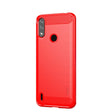 For Motorola Moto E7 Power MOFI Gentleness Series Brushed Texture Carbon Fiber Soft TPU Case(Red) - Motorola Cases by MOFI | Online Shopping South Africa | PMC TechLife