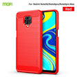 For Xiaomi Redmi Note 9s / Note 9 Pro / Note 9 Pro Max / Foco M2 Pro MOFI Gentleness Series Brushed Texture Carbon Fiber Soft TPU Case(Red) - Xiaomi Cases by MOFI | Online Shopping South Africa | PMC TechLife | Buy Now Pay Later Mobicred
